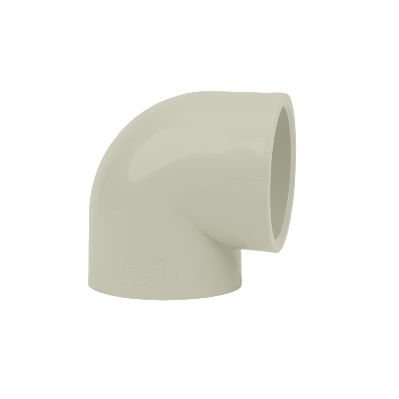 Beta-PPH 90 Degree Elbow Hot Melt Socket Pipe Fitting